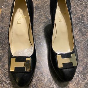 Black Lavinia high heeled shoes